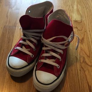 Converse red high tops!